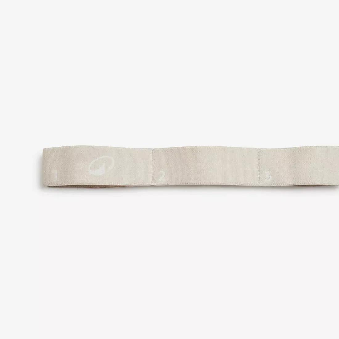Fitness Resistance Fabric Band 7 kg Low Resistance, Beige, No Color, large image number 2