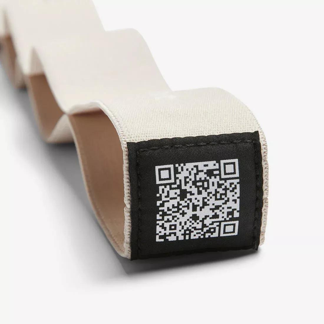 Fitness Resistance Fabric Band 7 kg Low Resistance, Beige, No Color, large image number 4