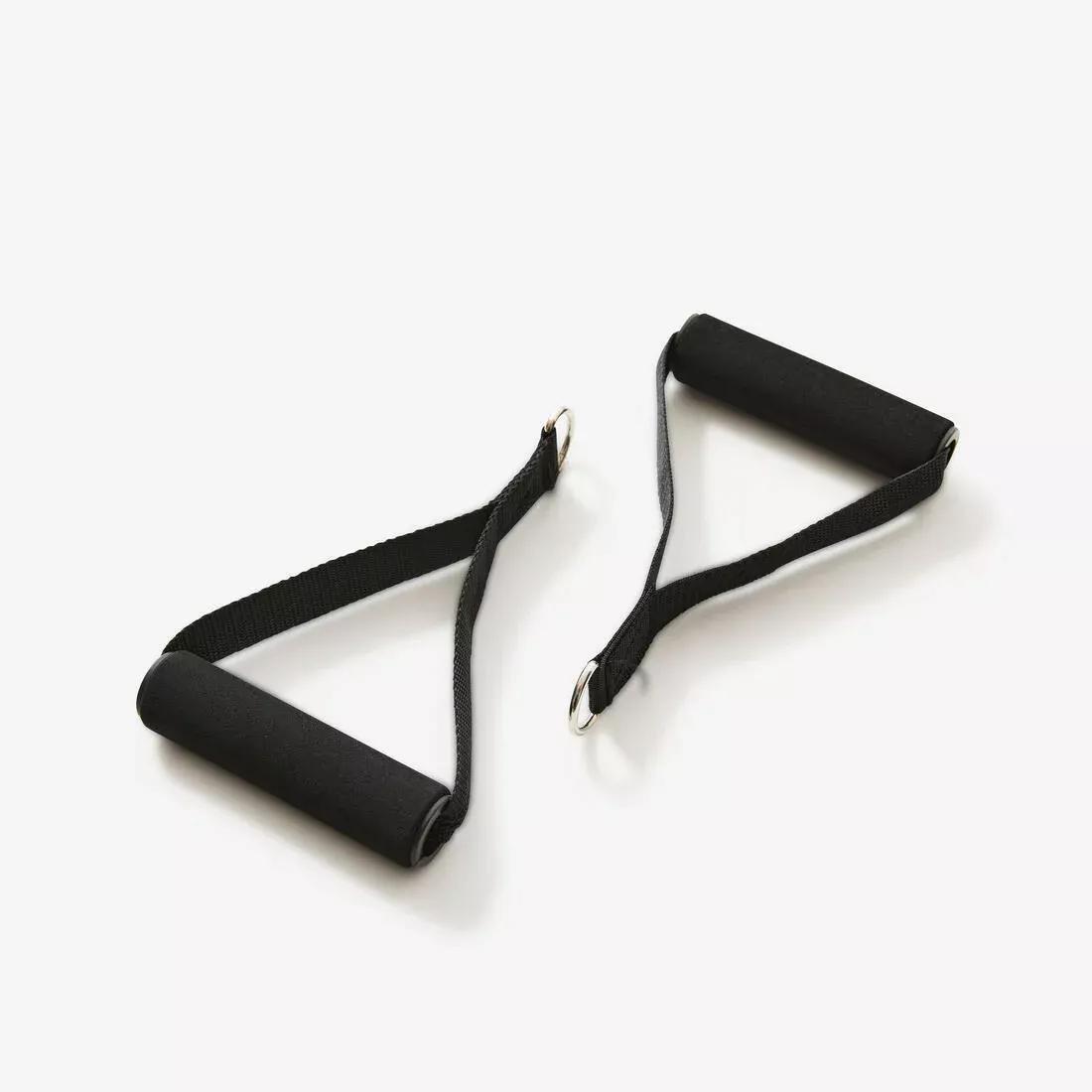 Weight Training Resistance Band Set x5, Multicolour, No Color, large image number 2