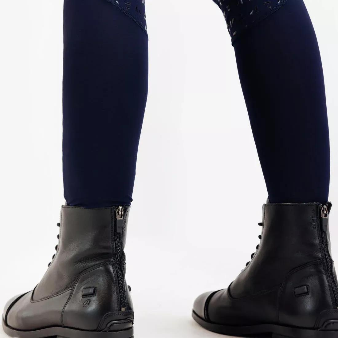 Women Ultra-Lightweight Full Grip Horse Riding Jodhpurs, Blue, No Color, large image number 7