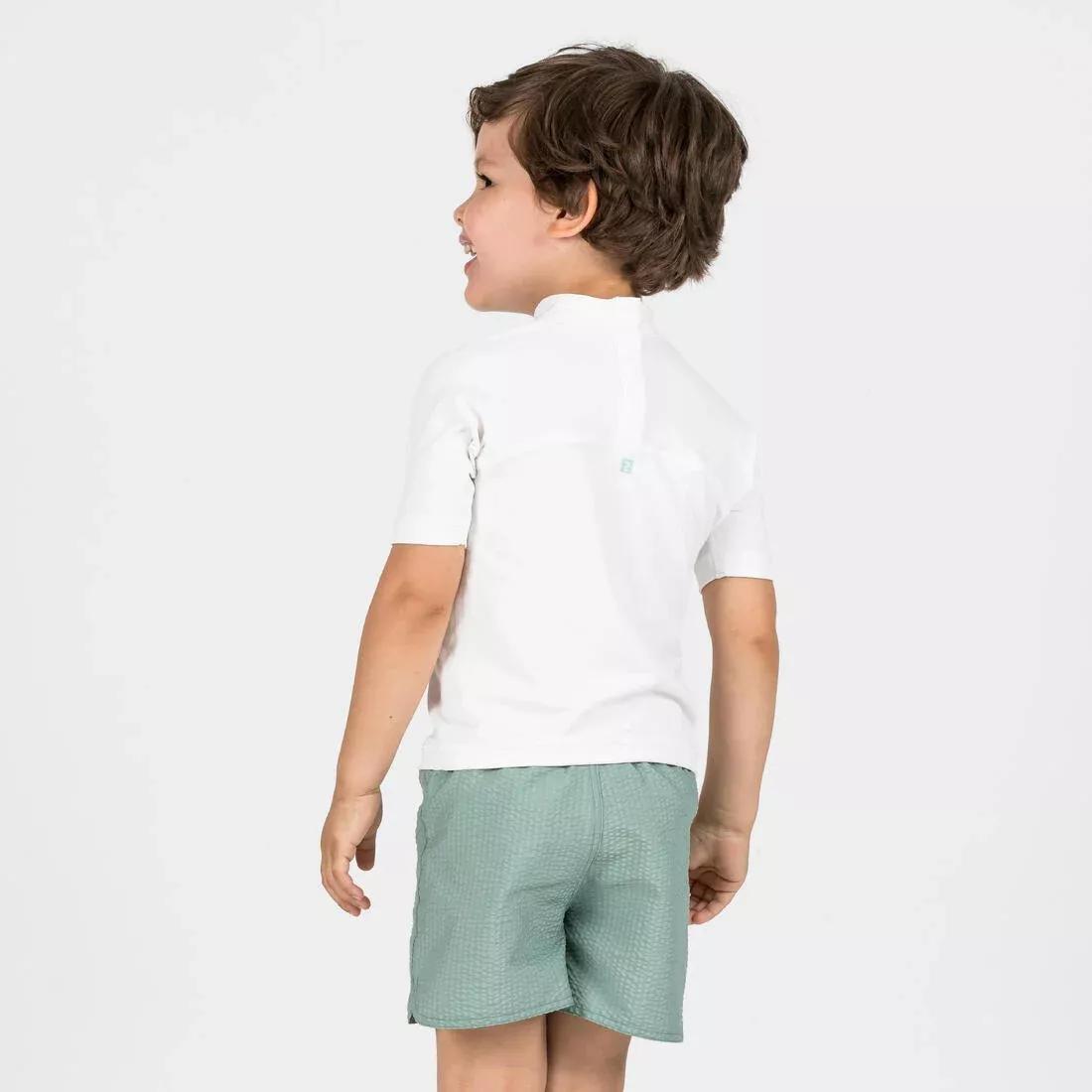 Kids Unisex swim shorts, khaki, No Color, large image number 3