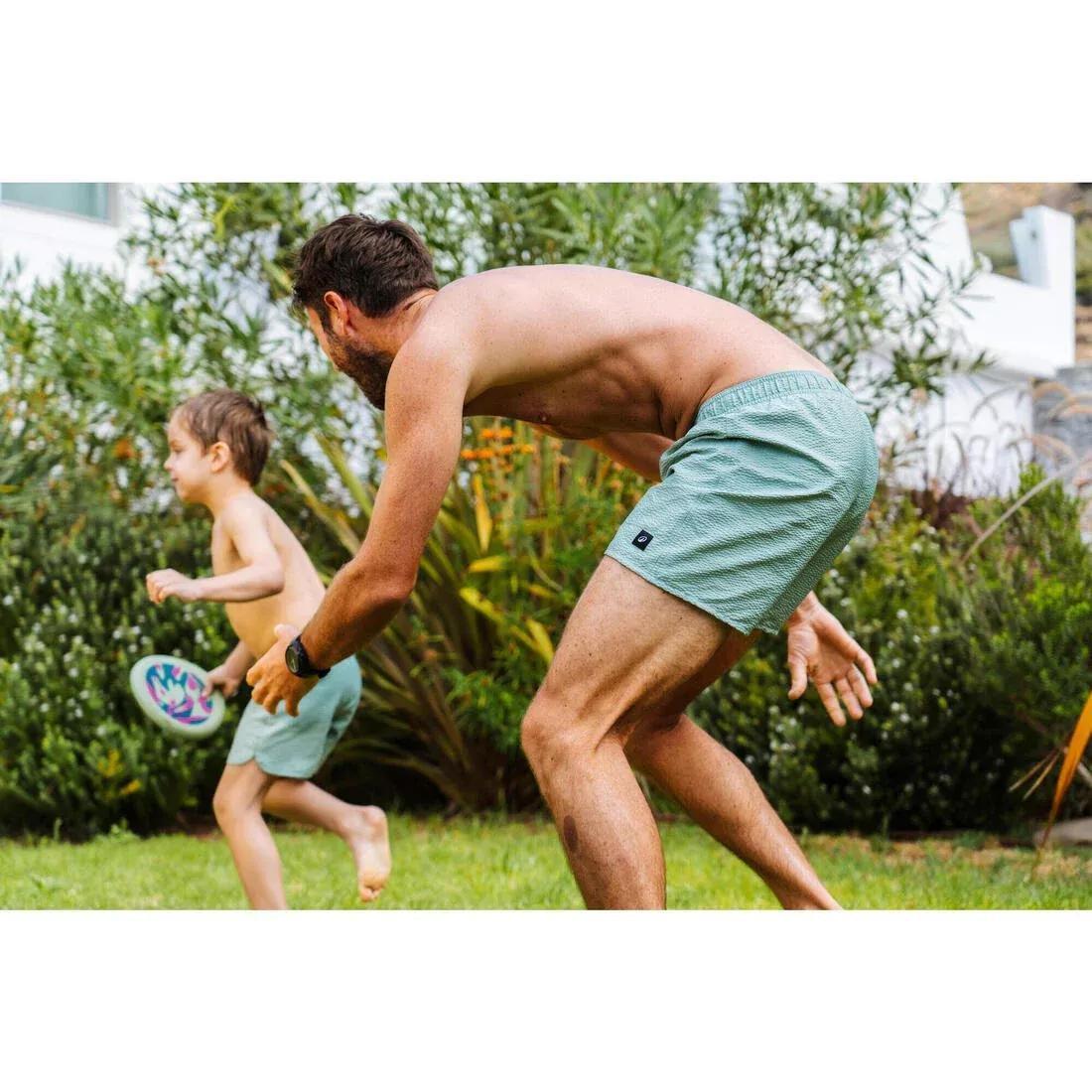 Kids Unisex swim shorts, khaki, No Color, large image number 5