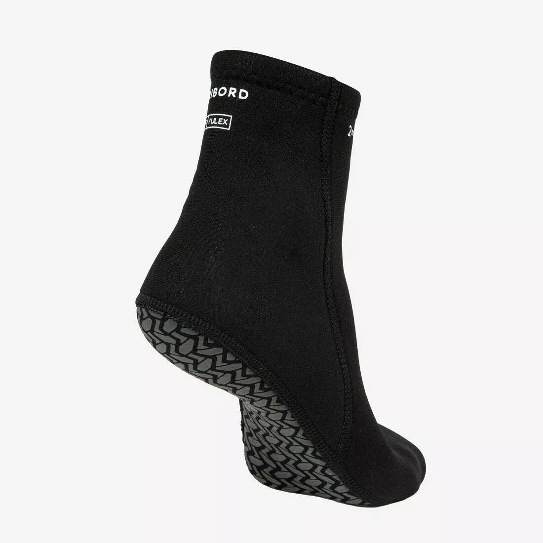 Diving foot pockets 2mm SCD, Black, No Color, large image number 1