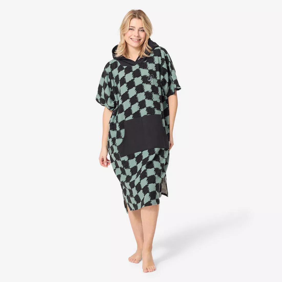 KHAKI Adult Surf Poncho from 150 cm - 500 Sunset, No Color, large image number 7