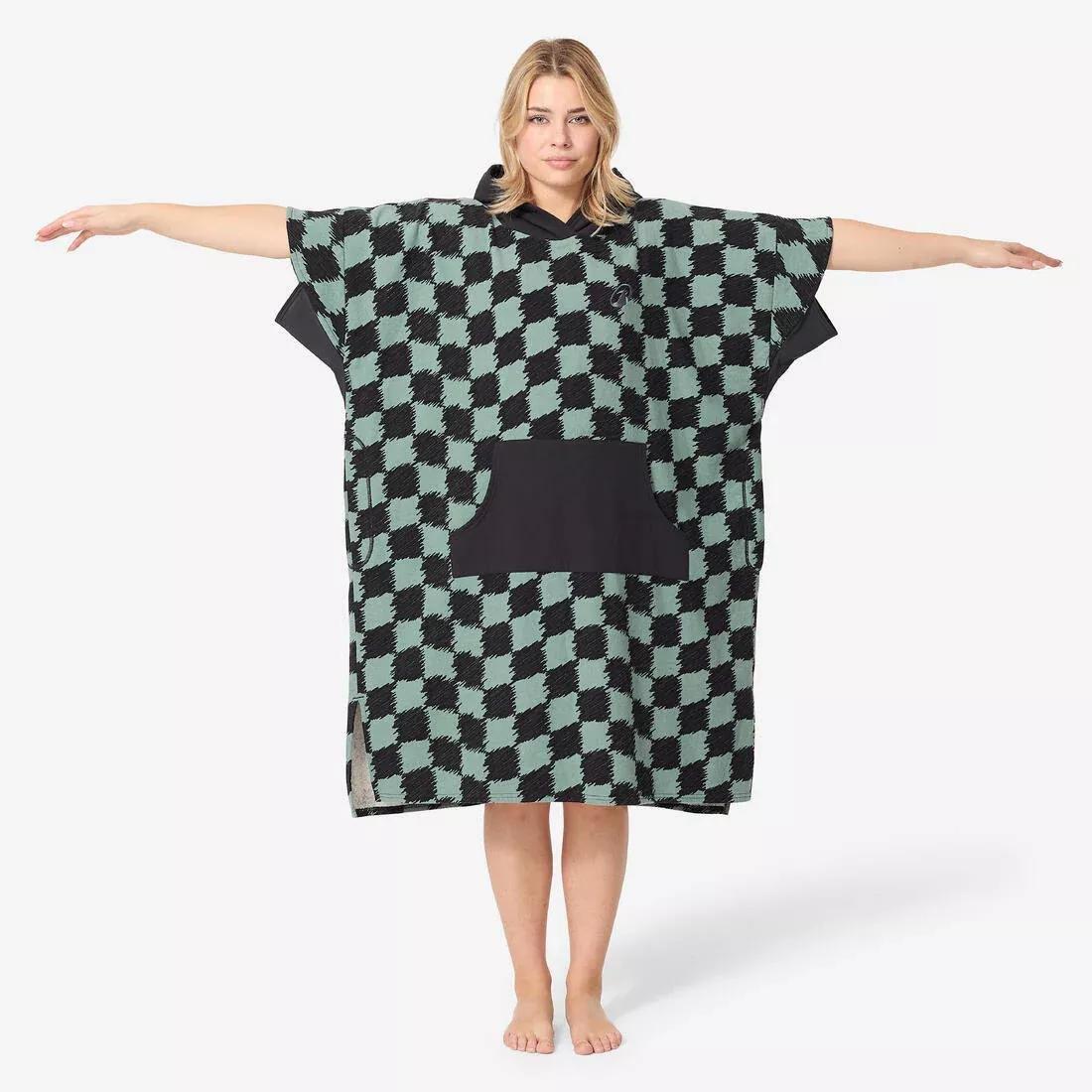 KHAKI Adult Surf Poncho from 150 cm - 500 Sunset, No Color, large image number 8