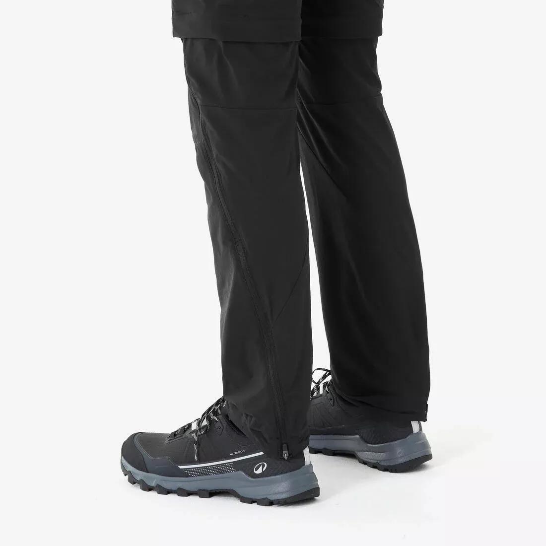 Men Modular Hiking Trousers - MH500, Black, No Color, large image number 8