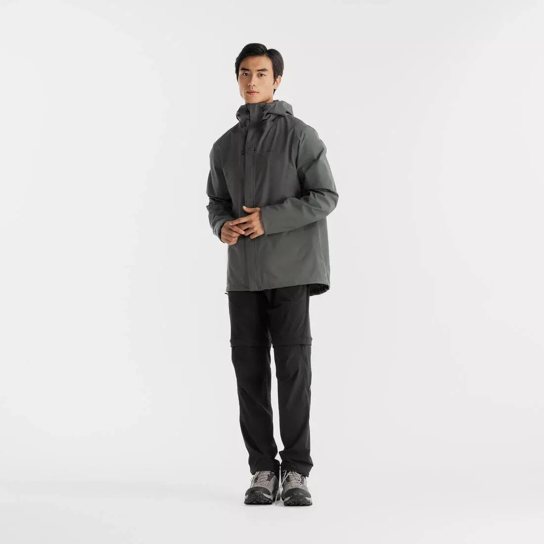 Men Modular Hiking Trousers - MH500, Black, No Color, large image number 12