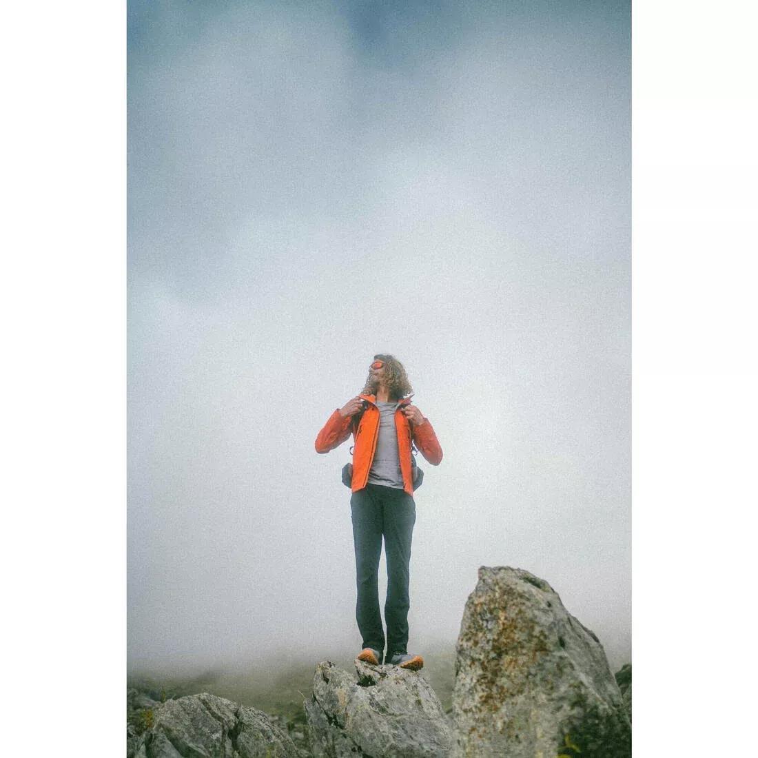 Men Hiking Trousers - MH500, Green, No Color, large image number 9