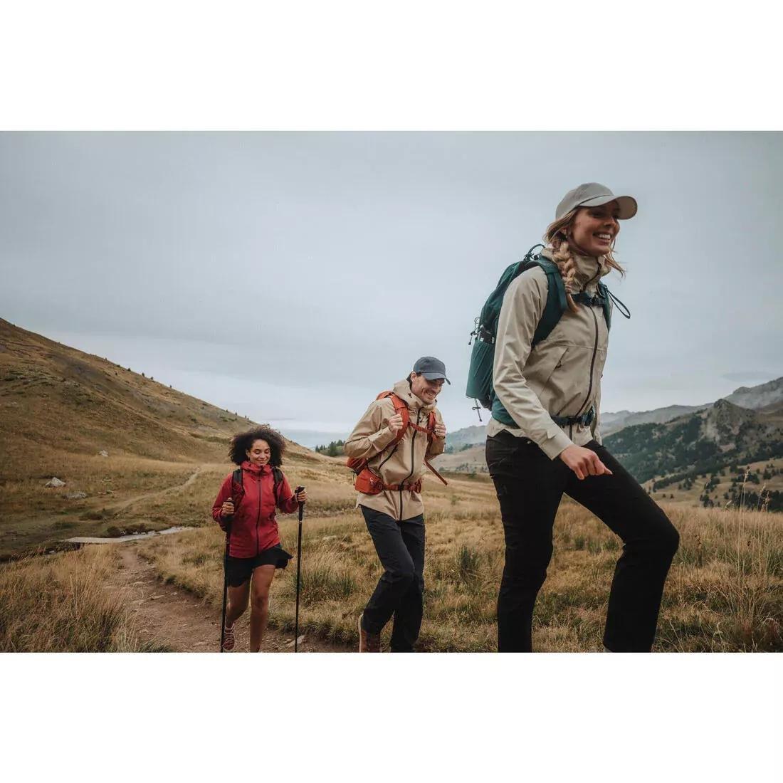 Women Mountain Walking Trousers - MH500, Khaki, No Color, large image number 13