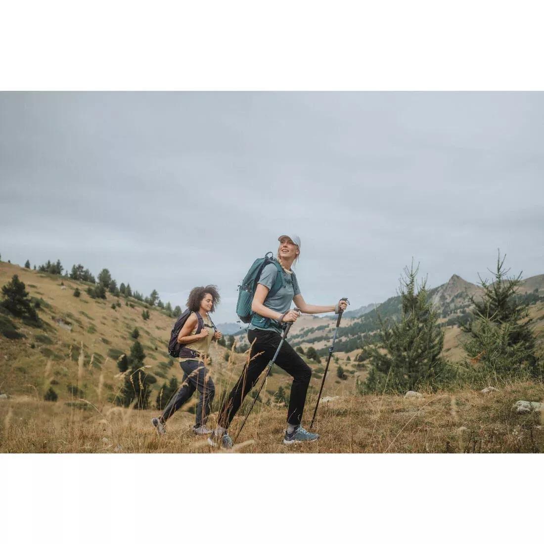 Women Mountain Walking Trousers - MH500, Black, No Color, large image number 8