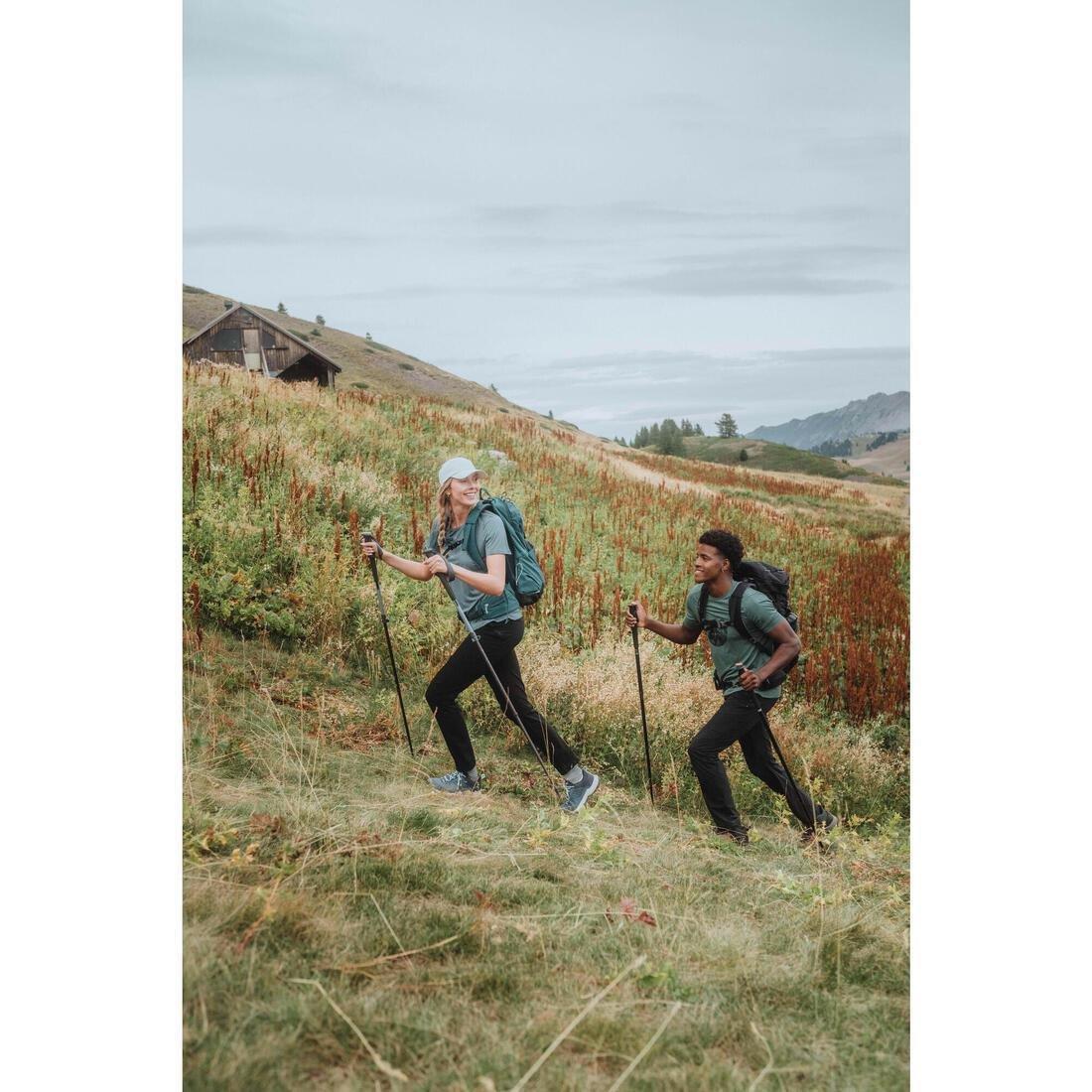 Women Mountain Walking Trousers - MH500, Black, No Color, large image number 12