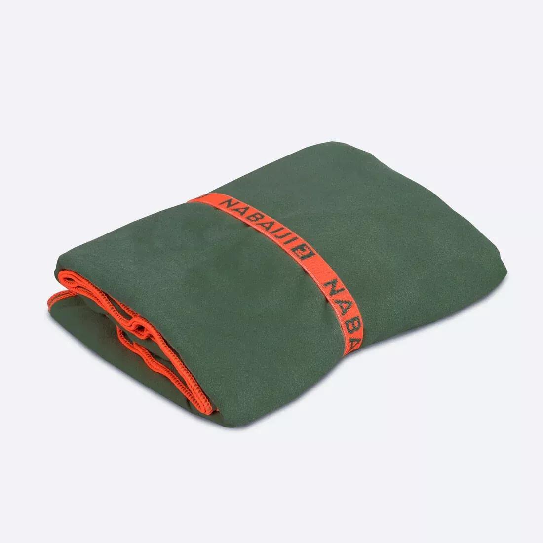 Swimming Microfibre Towel - Size XL 110 x 175 cm, Black, No Color, large image number 8