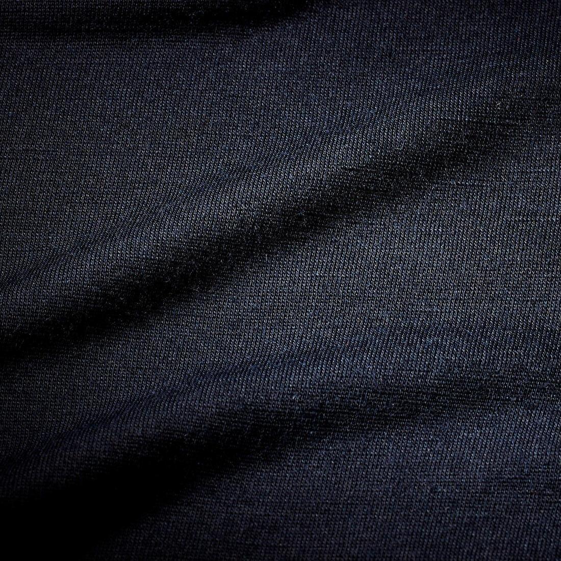 Women Merino Wool Long-Sleeved T-Shirt, Navy, 5401_000, large image number 7