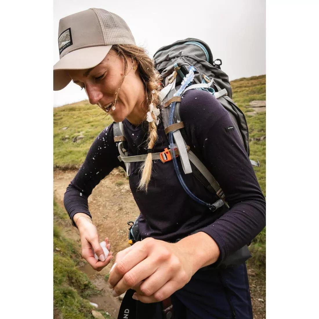 Women Merino Wool Long-Sleeved T-Shirt, Navy, 5401_000, large image number 8