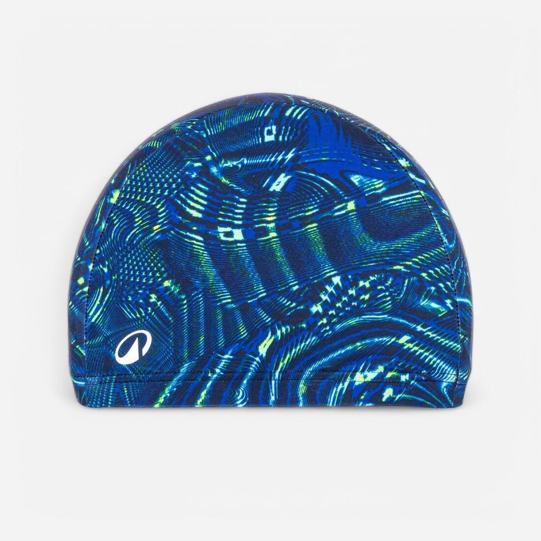 Fabric swim cap Size L - iri, Blue, No Color, large image number 0