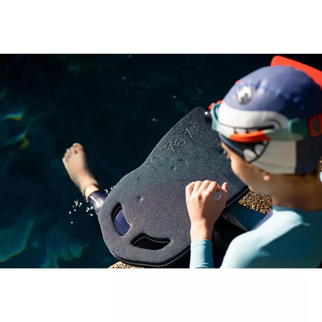 PRUSSIAN BLUE Coated mesh swim cap - Printed fabric - Size S - Shark, No Color, large image number 4