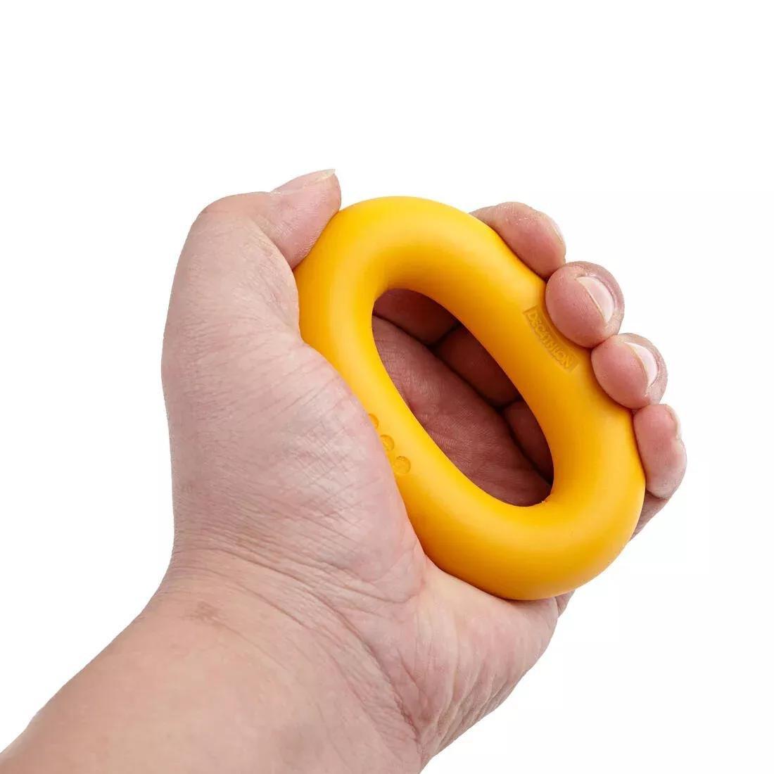 Hand Grip Ring - Medium Resistance, Yellow, No Color, large image number 2