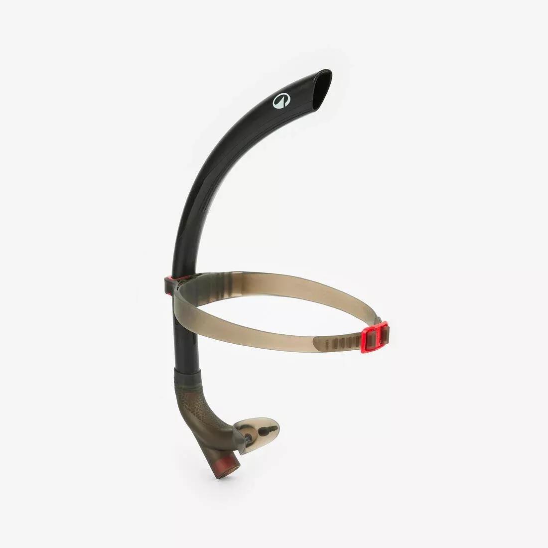 Centre-Mounted Snorkel M/L, Black, No Color, medium
