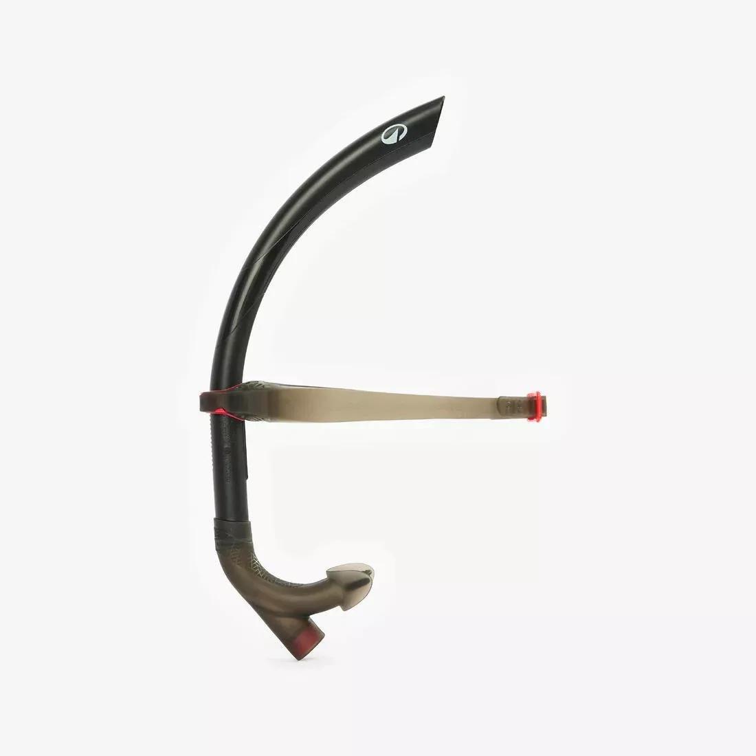 Centre-Mounted Snorkel M/L, Black, No Color, large image number 3