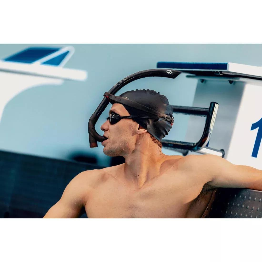 Centre-Mounted Snorkel M/L, Black, No Color, large image number 6