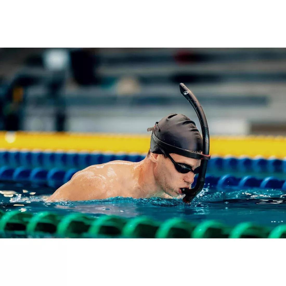 Centre-Mounted Snorkel M/L, Black, No Color, large image number 8