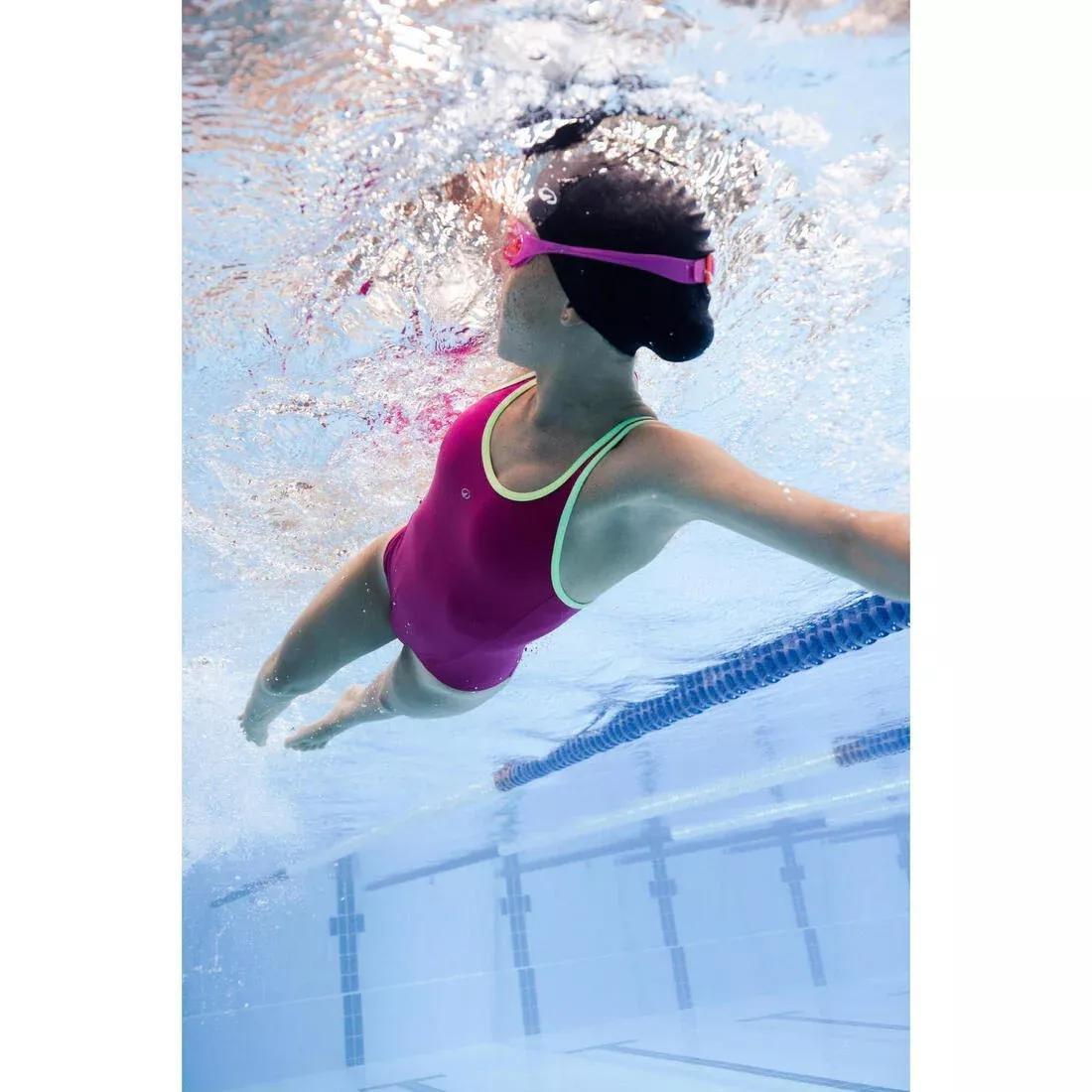 Kids Unisex Swimming goggles XBASE - Clear lenses, Blue, No Color, large image number 8