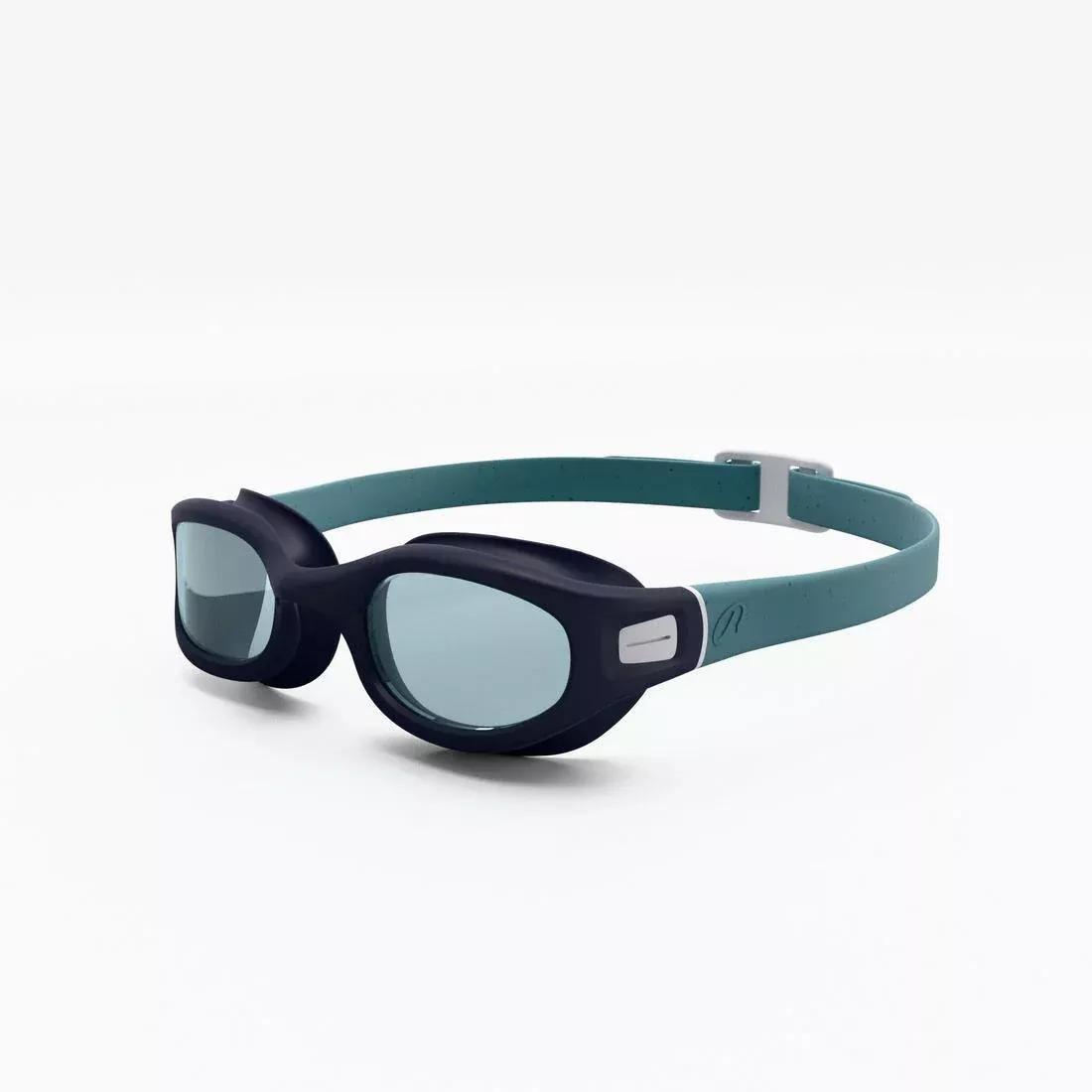 Swimming goggles SOFT - Clear lenses - Size large, Blue, No Color, large image number 0