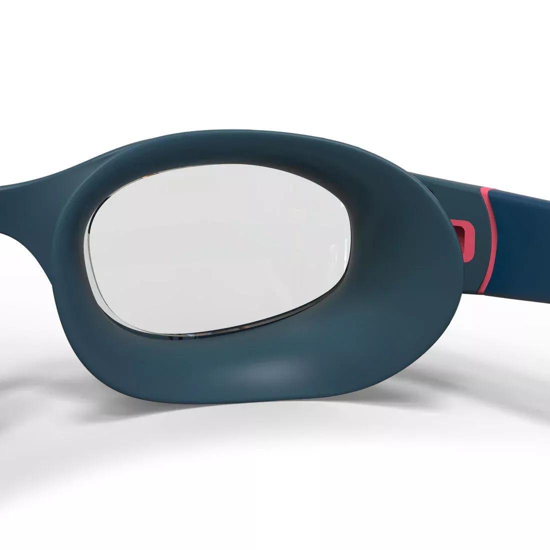 Swimming goggles SOFT - Clear lenses - Size large, Blue, No Color, large image number 4