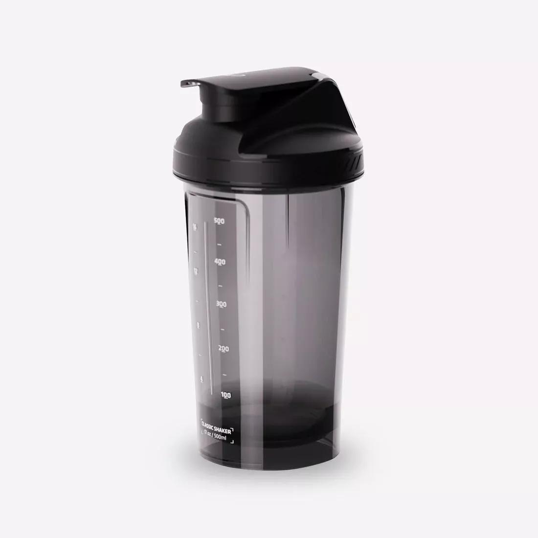 Classic 500 ml Shaker with Sieve, Black, No Color, large image number 0
