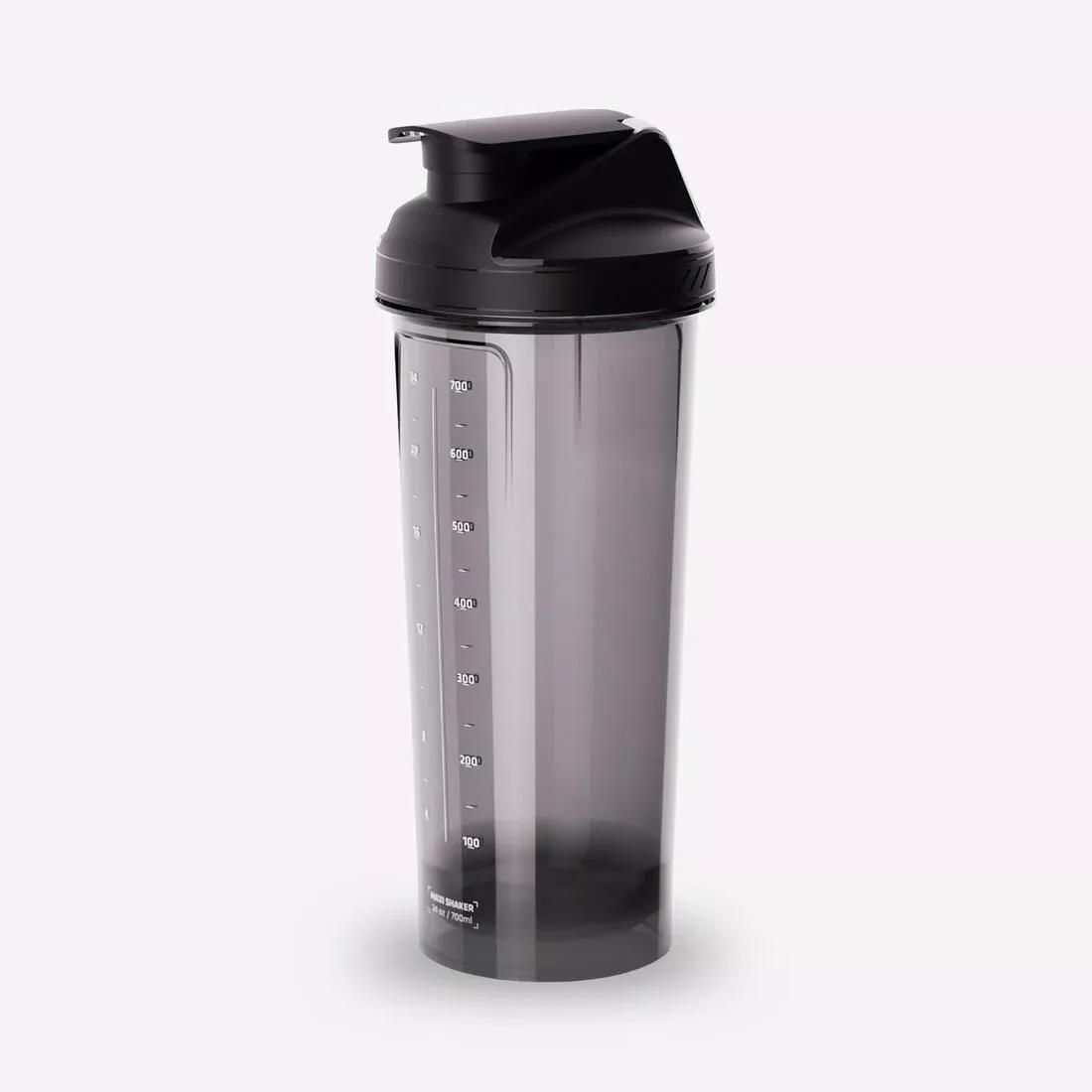 Maxi 700ml Shaker with Sieve, Black, No Color, large image number 0