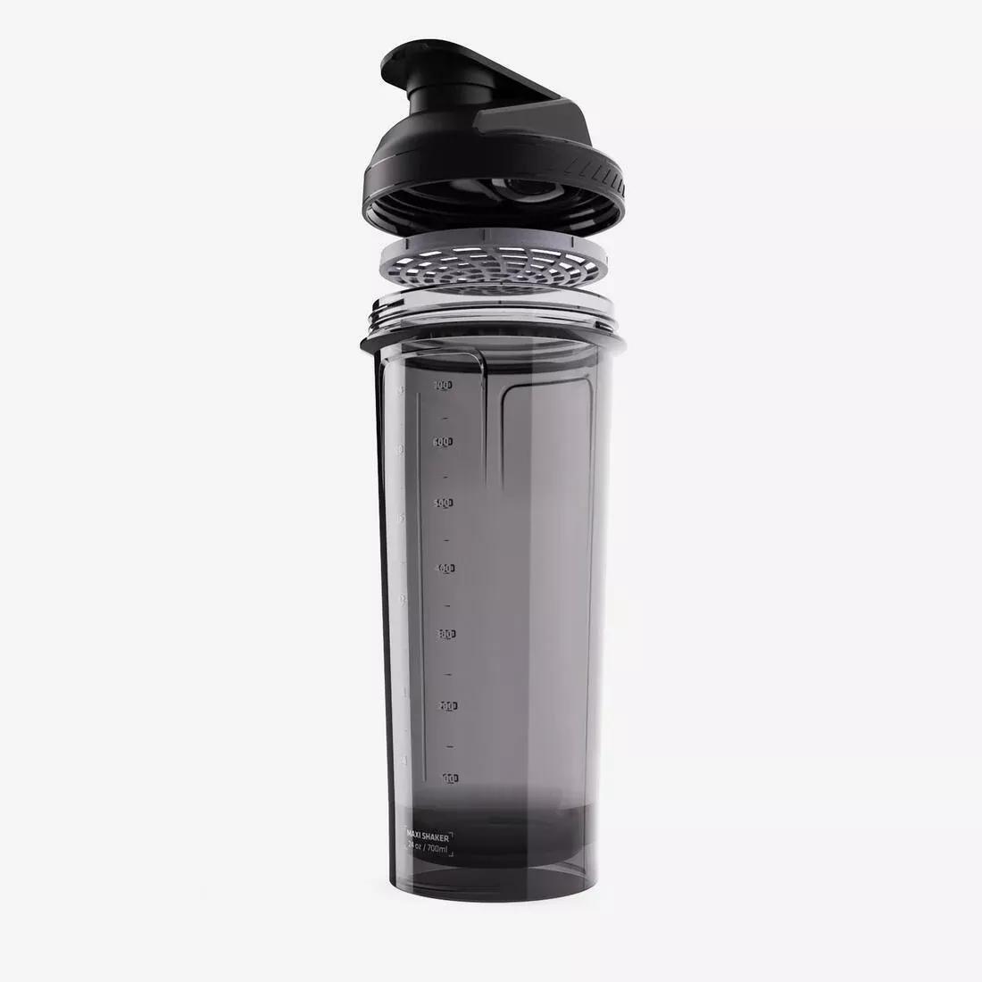 Maxi 700ml Shaker with Sieve, Black, No Color, large image number 2