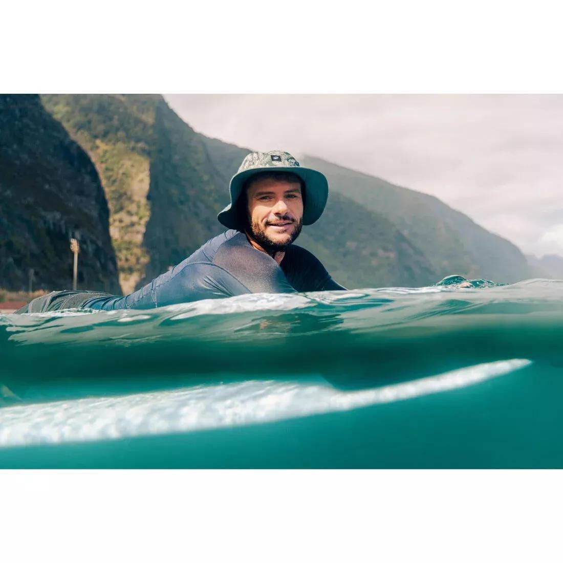 SMOKED BLACK Adult Surf Hat -500 popy, No Color, large image number 5