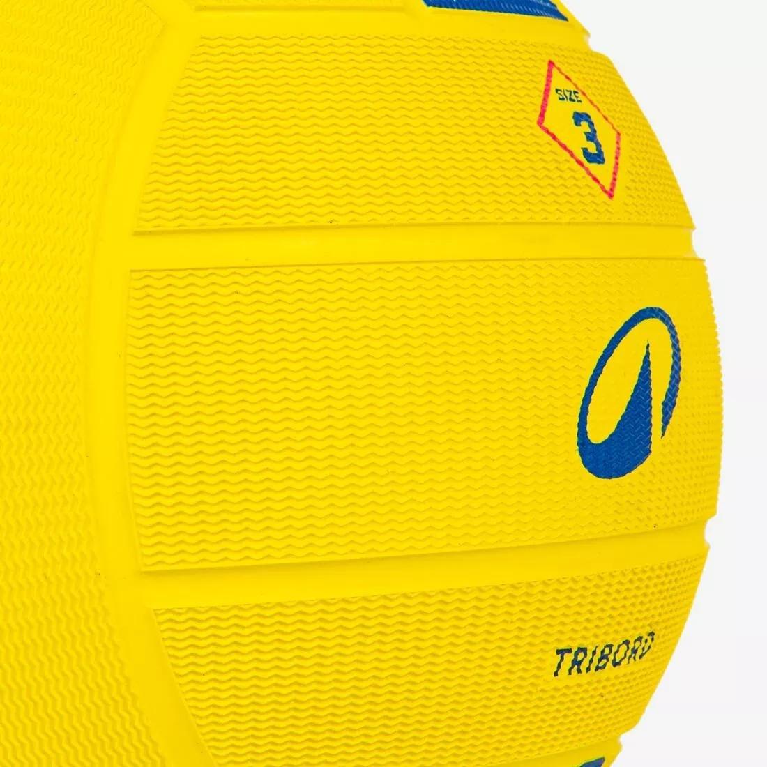 Water Polo Ball Size 3, Yellow, No Color, medium