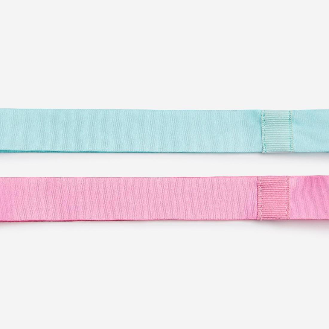Kids Girls Multisports Thin Headbands - Twin-Pack, Pink, No Color, large image number 3