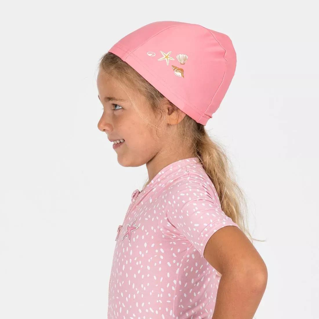 PINK Baby Bathing Cap Gazelle Mesh Print, No Color, large image number 7