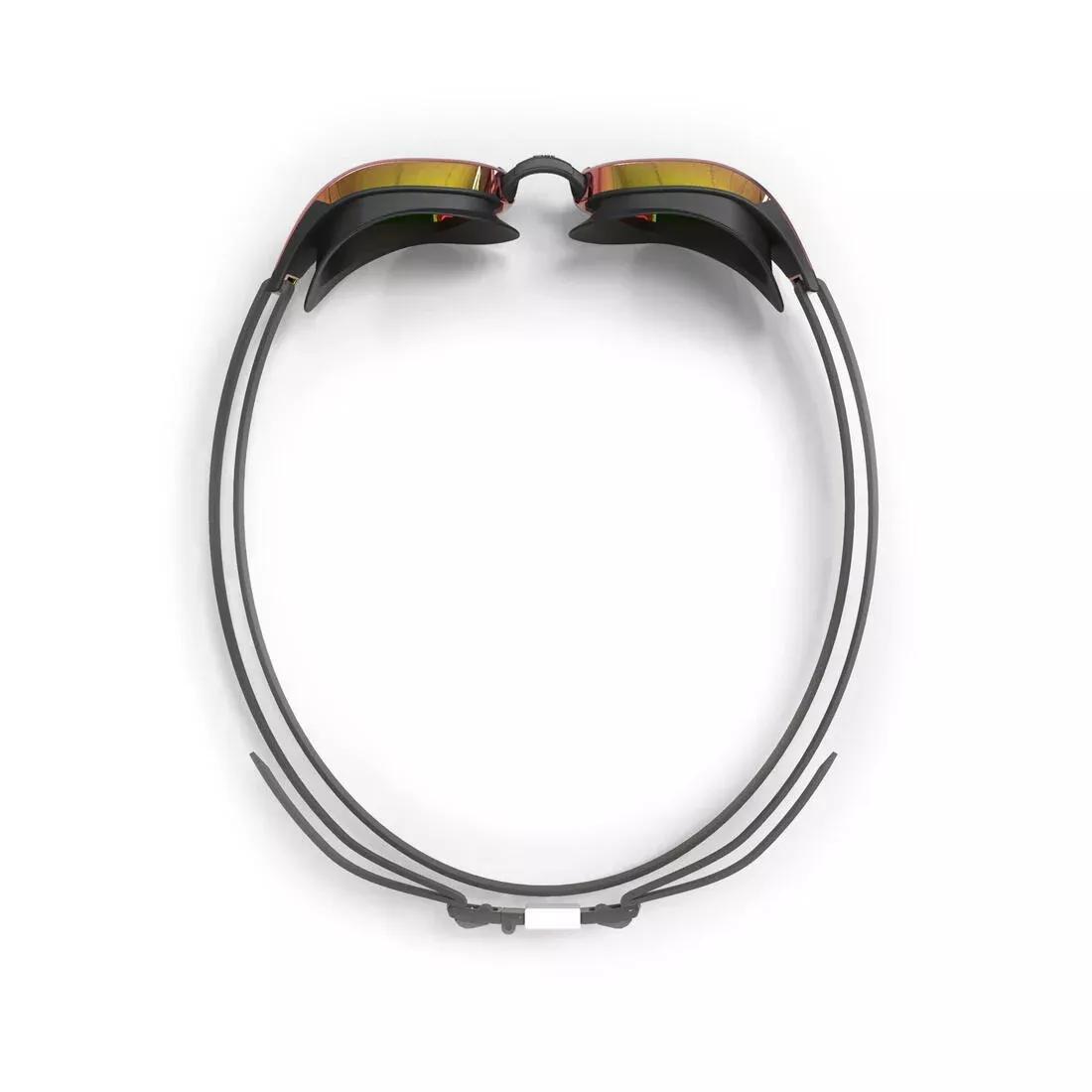 SMOKED BLACK Swimming goggles One Size Fits All - Bfast black mirror orange fire, No Color, large image number 5