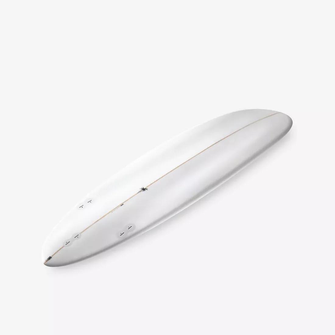 Hybrid Resin Surfboard 7&acirc;&euro;&trade; 49L With 3 Fins, Beige, No Color, large image number 3