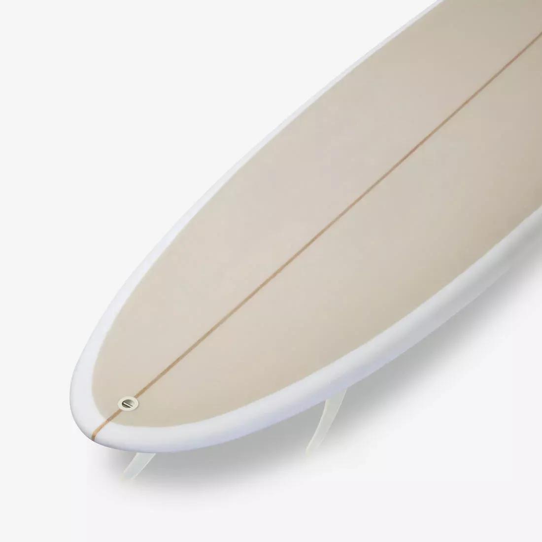 Hybrid Resin Surfboard 7&acirc;&euro;&trade; 49L With 3 Fins, Beige, No Color, large image number 5