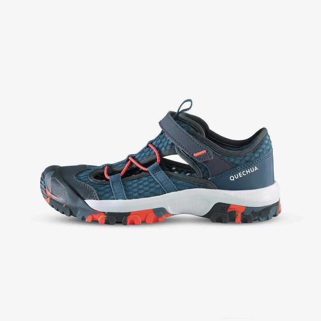 Kids Lightweight Riptab Sandals - Mh900 UK Jr Size 10 To 5.5, Blue, No Color, medium