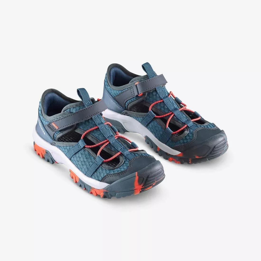 Kids Lightweight Riptab Sandals - Mh900 UK Jr Size 10 To 5.5, Blue, No Color, large image number 3