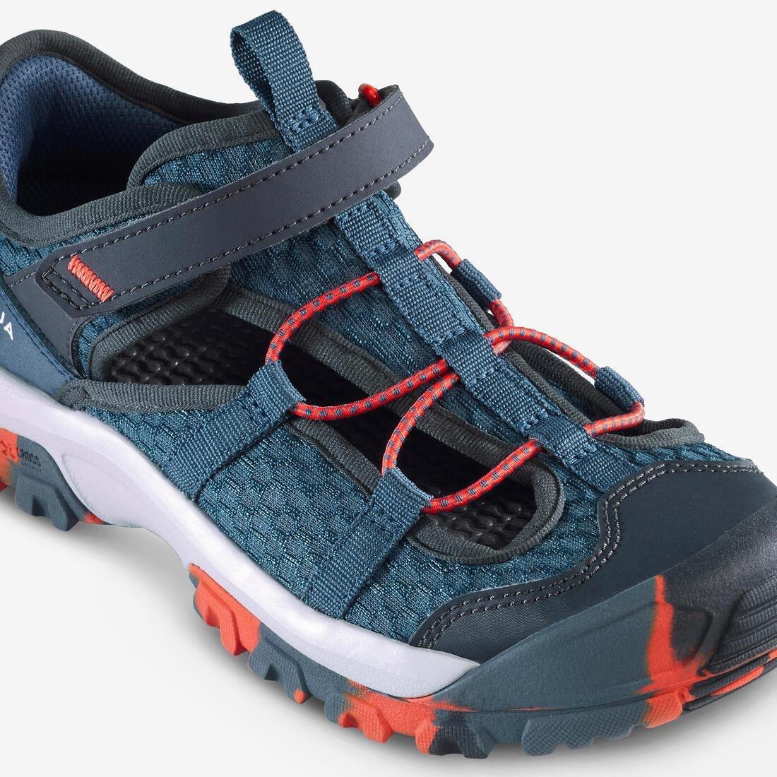 Kids Lightweight Riptab Sandals - Mh900 UK Jr Size 10 To 5.5, Blue, No Color, large image number 4