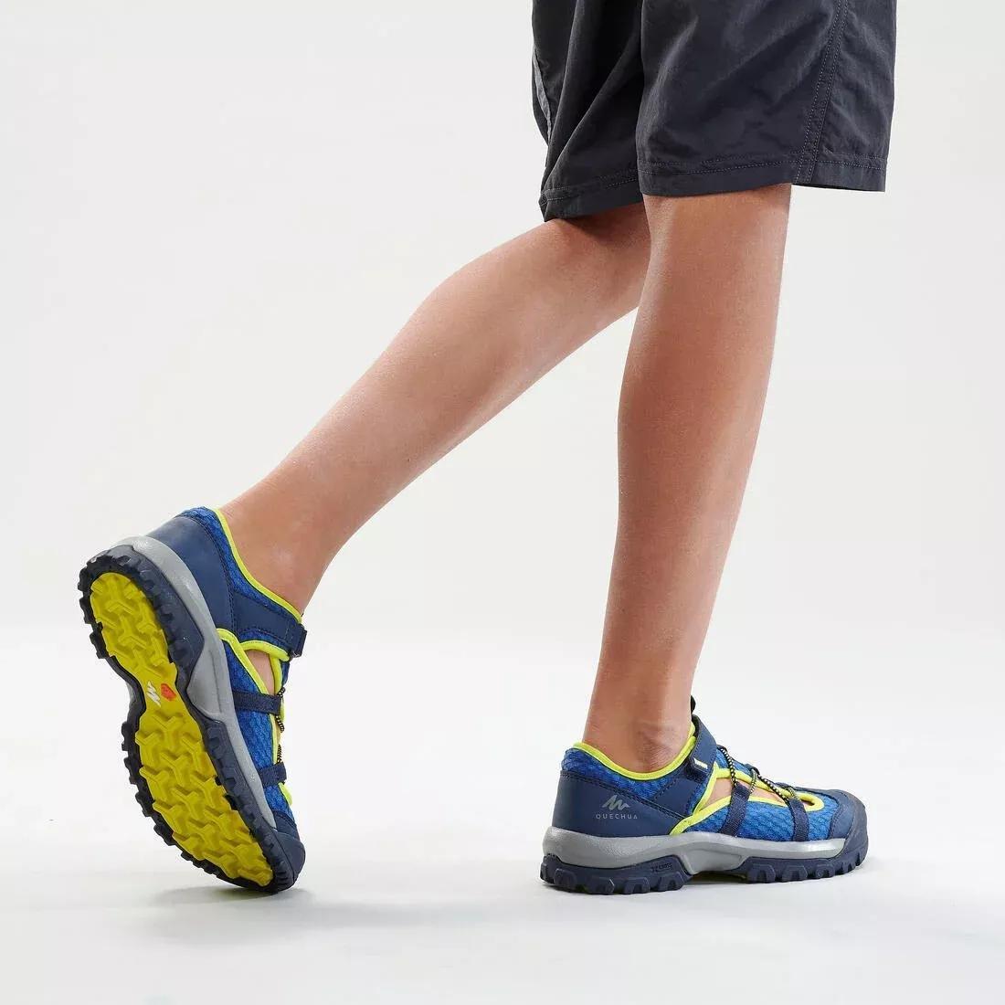 Kids Lightweight Riptab Sandals - Mh900 UK Jr Size 10 To 5.5, Blue, No Color, large image number 8