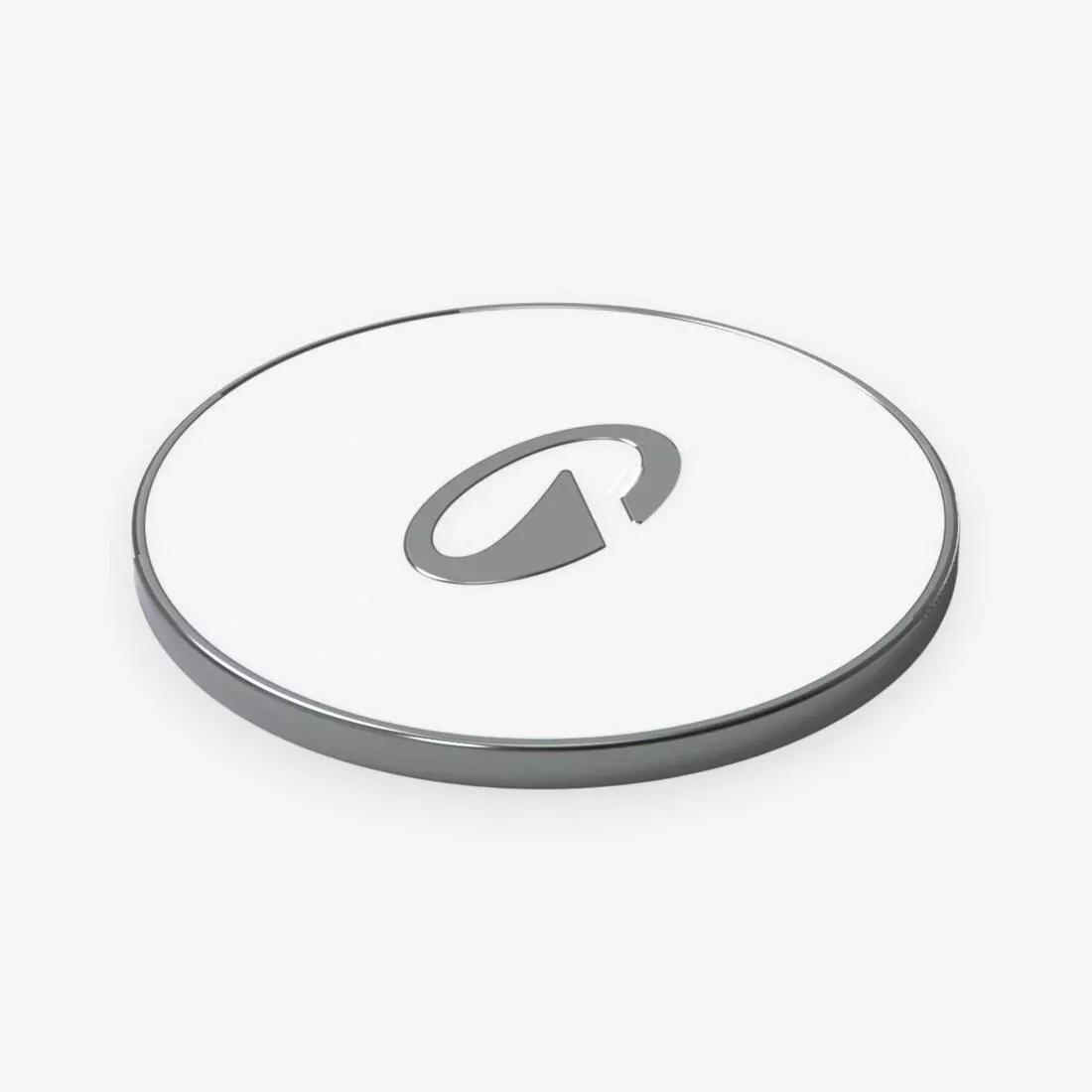 Metal golf ball marker X2, Grey, No Color, large image number 1