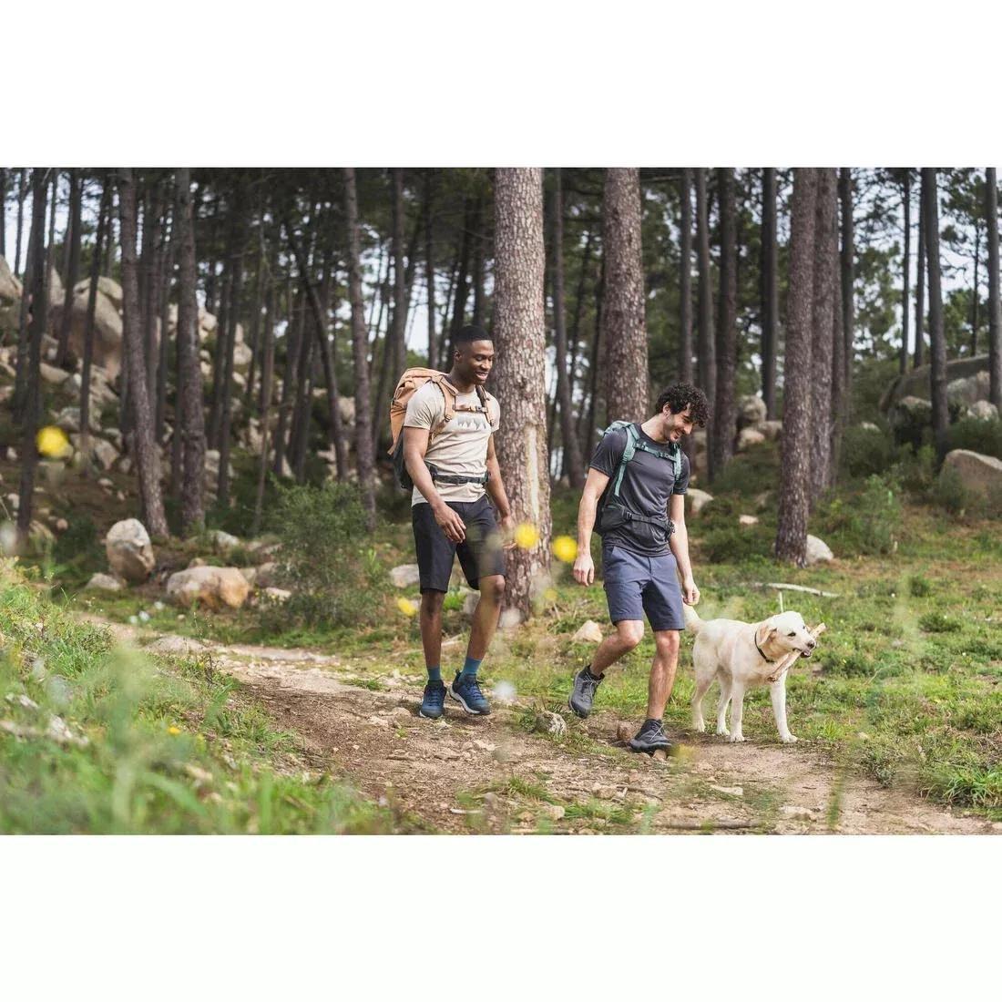 Men Long Hiking Shorts - MH500, Black, No Color, large image number 8