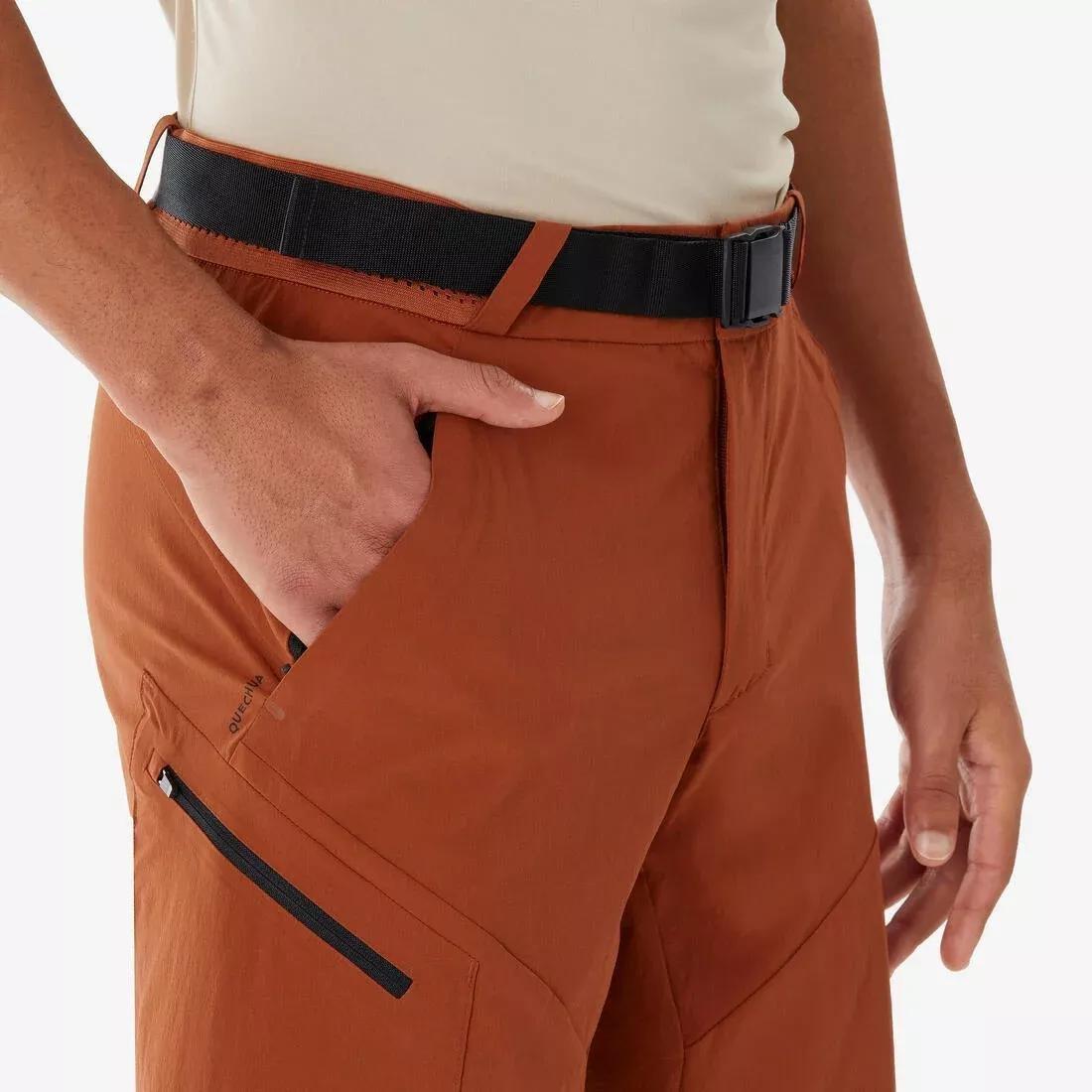 Men Long Hiking Shorts - MH500, Black, No Color, large image number 9