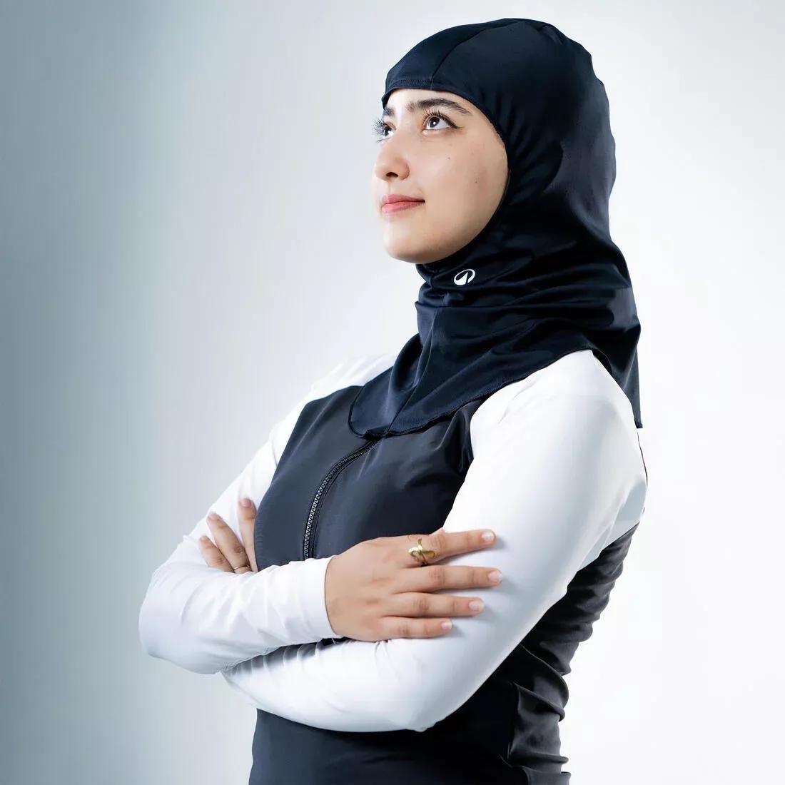 Swimming Hijab Hijab - 100, Navy, No Color, large image number 2