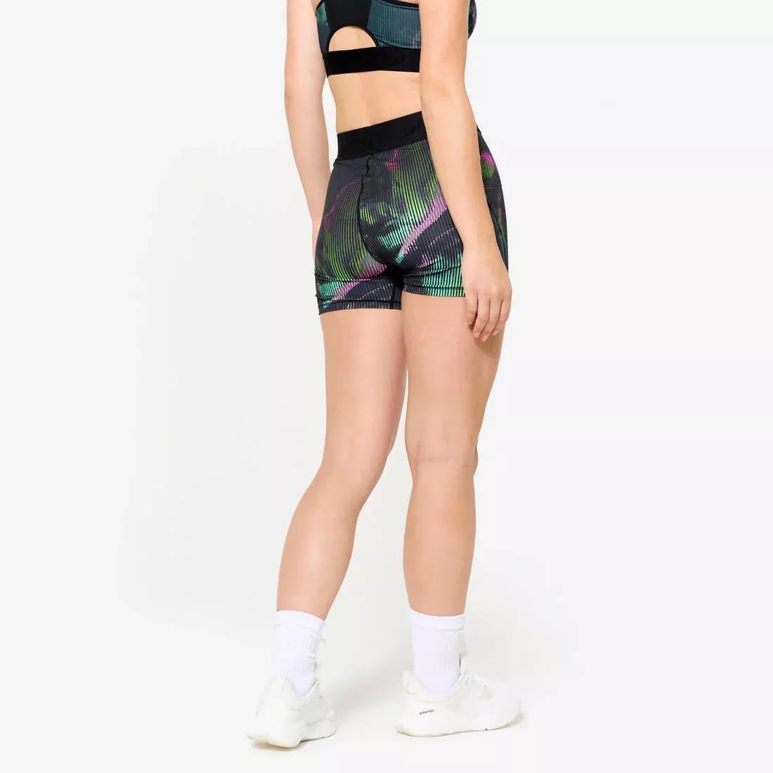 Fitness Training Shorts With Elasticated Waistband, Multicolour, No Color, large image number 4