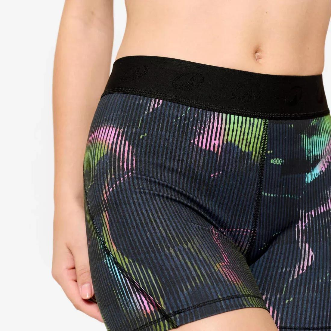 Fitness Training Shorts With Elasticated Waistband, Multicolour, No Color, large image number 5