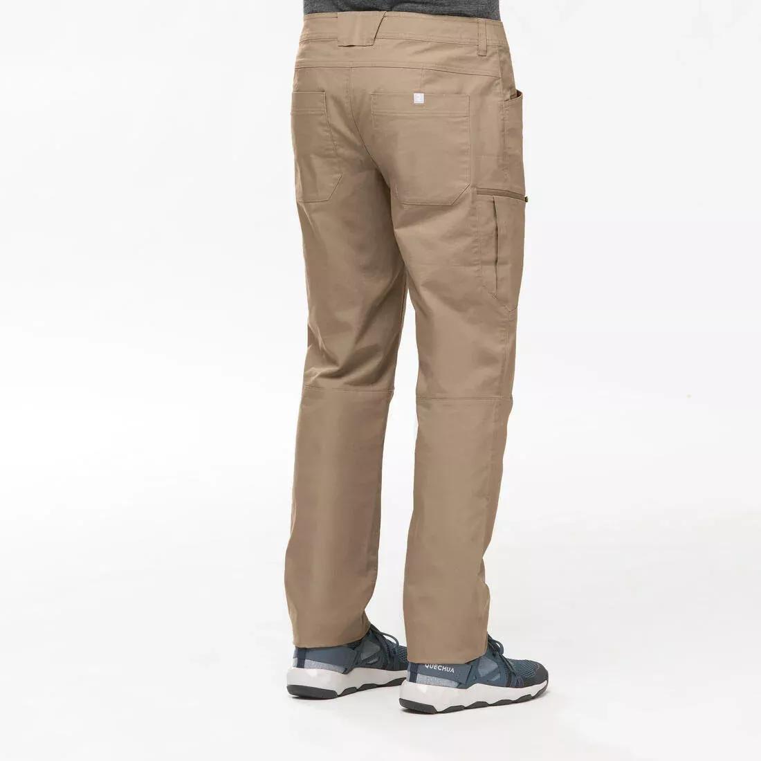 Men Hiking Trousers - NH500 Regular, Brown, No Color, large image number 1