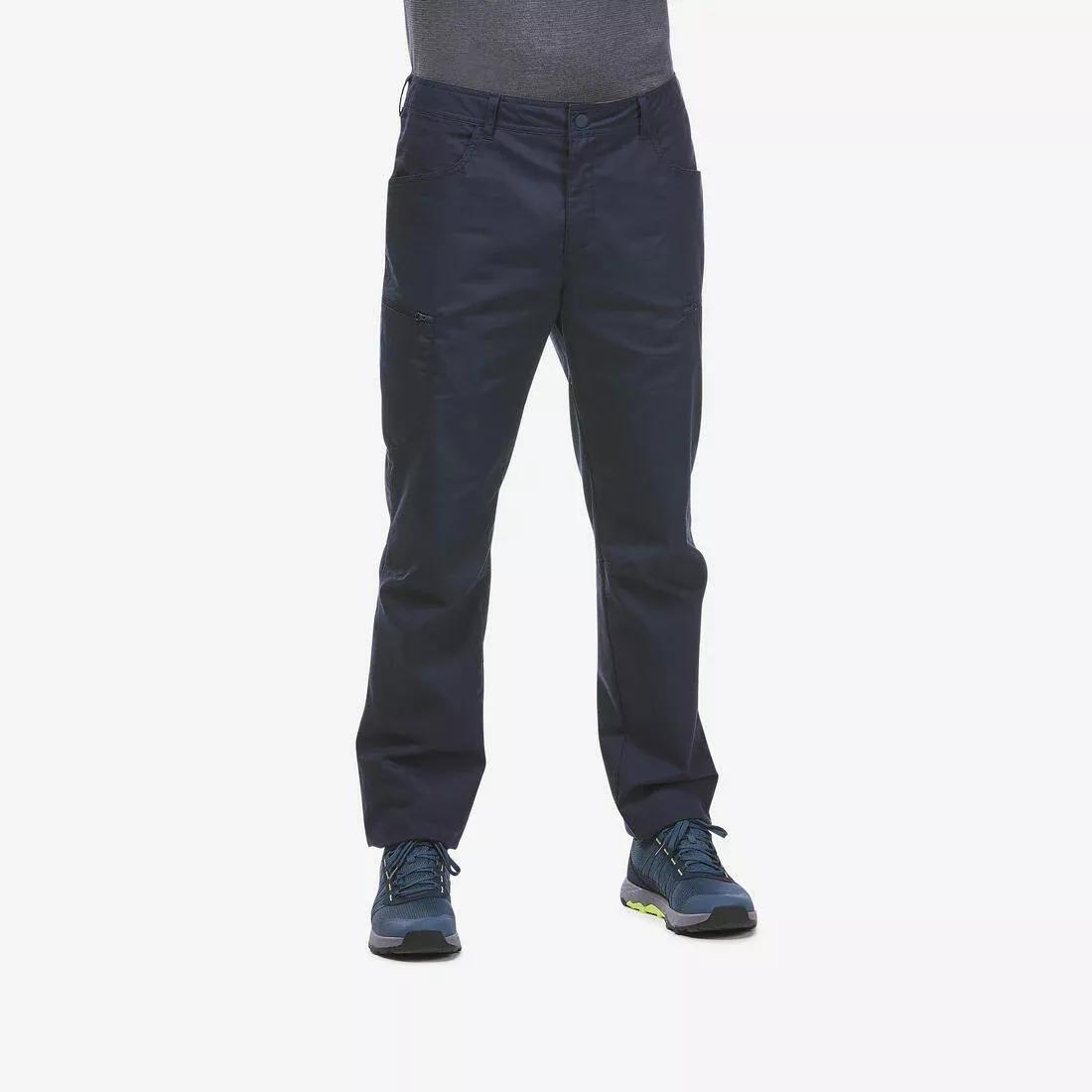 Men Hiking Trousers - NH500 Regular, Brown, No Color, large image number 2